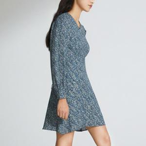 [미쏘]플라워 셔링디테일 미니원피스 (MIWOWC901C-T)