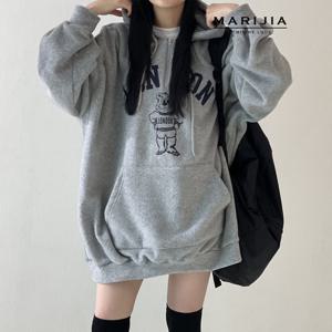 [마리지아]런던 베어 오버핏 후드 맨투맨_MTEB31048