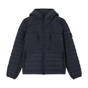 스톤아일랜드 남성 심리스 나일론 다운-TC 후드 패딩 자켓 네이비 154100020 S0183 V0020