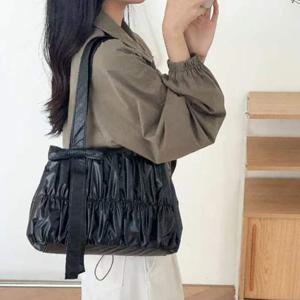 [아도라하우스]어반백 여성숄더/쇼퍼백 주름 숄더백URB_W344