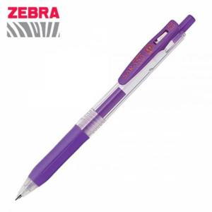 [문구] 제브라 사라사 클립 중성펜 0.3 JJH15 퍼플 1다스 10개입