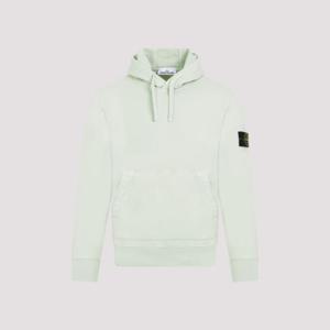 스톤 아일랜드 64151 코튼 플리스 후드 티셔츠 801564151V0051 PISTACHIO DOM