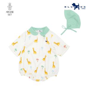 [블루독베이비] 야자수 기린 바디수트_CR (4431360405)