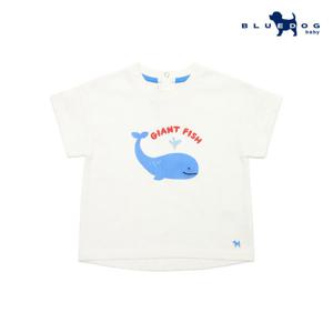 [블루독베이비] COOL 썸머 고래 티셔츠_CR (4431433210)
