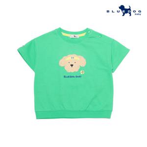 [블루독베이비] 도기 프렌즈 반팔맨투맨I_GN (4431433201)