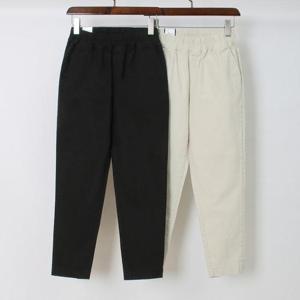 [강물처럼]빅사이즈바지 P104L508 큐트트임면스판배기팬츠 LO (4