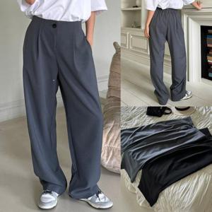 [강물처럼]위쉬몰 LT 트렌디핀턱와이드팬츠(U918H507) 빅사이즈