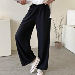 [강물처럼]아이우먼 촤르르밴딩스판통팬츠 NOT974M507 빅사이즈