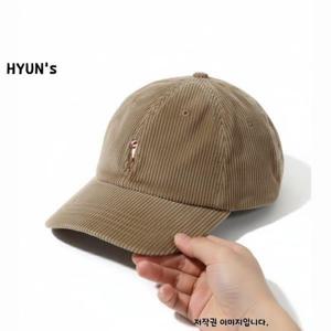 POLO 25FW 컬러 포니로고 자수 코듀로이 캡 (211A90413003)