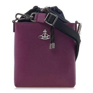 [비비안 웨스트우드] 여성 사피아노 드로스트링 크로스백 52040037 L001N J401