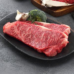 [냉장][횡성농협한우]채끝 1등급이상 300g (구이용)