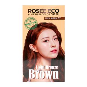 로제 에코 알로에 헤어 칼라 크림 C7 구리빛 밝은갈색