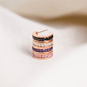 [폭스타일] [스텐레스 스틸] 카리드 링 귀걸이