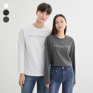 [게스][25FW] 유니 그래픽 긴팔티 NP3KE400 [정가 39,000]