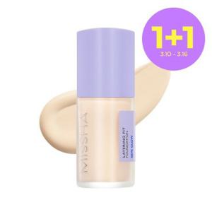 [1+ 1][미샤] 레이어링 핏 파운데이션 세미글로우 35ml (4종 택1)
