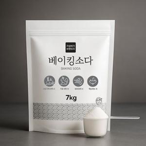 가성비가 브랜드다 베이킹소다 7kg 파우치 (+계량스푼 동봉)