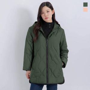 [지센] (2컬러) 에어필 경량 롱 패딩 점퍼 LOJPQ152