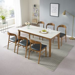 로드퍼니처/앤더스 6인용 산호석 식탁세트(의자6)/1700