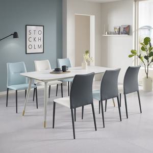 로드퍼니처/달로 6인용 무광 세라믹 식탁/의자별도