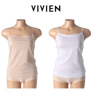 [비비안]고급 면 80수 기본 여성 끈런닝RU7080