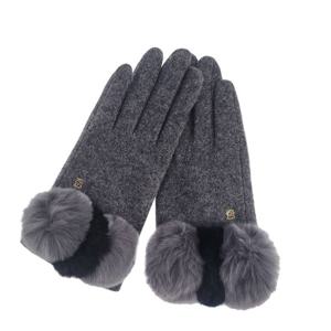 [루이까또즈(장갑)]컬러풀 렉스 포인트 여성모장갑 IGVLW20060