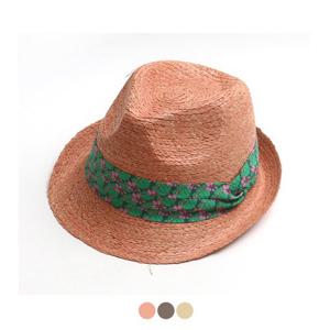 놈스타일 여성모자 CHK2385  라피아버킷햇 여성모자