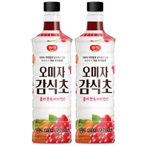 광야식품 오미자 감식초 베이스 970ml x 2개