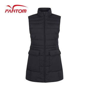 [팬텀] 여성 덕다운 롱 패딩 점퍼 베스트