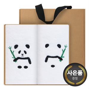 송월 판다 바오프렌즈 160g 코마 40수 2매 선물세트(크라프트)