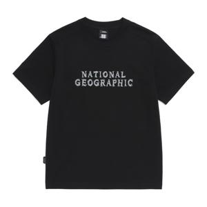 내셔널지오그래픽 N265UTS920 네오디 빅로고 반팔 티셔츠 BLACK