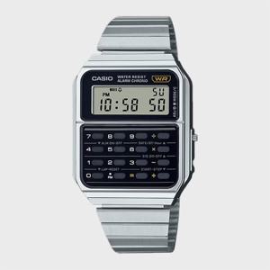CASIO 카시오 CA-500WE-1A 가제트 레트로 계산기시계 실버