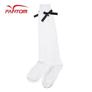 [팬텀] 여성 참 포인트 리본 디테일 니삭스