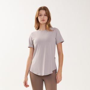 [씨엘코코] CLWT8050 이지핏 숏 슬리브 실버그레이