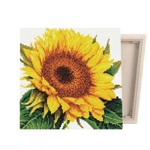 [아트박스 POOM]아트박스/아이러브페인팅 DIY캔버스형 보석십자수 30x30cm 해바라기 꽃