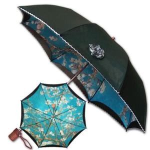 [아트박스 POOM]아트박스/헬로레인캣츠 명화_UVULI 망사이중 고흐-아몬드나무 자외선차단양산