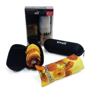 [아트박스 POOM]아트박스/헬로레인캣츠 명화_우블리-고흐 해바라기 5단미니 우양산