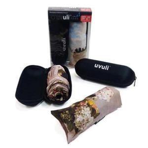 [아트박스 POOM]아트박스/헬로레인캣츠 명화_우블리-앙리 수국화 5단미니 우양산