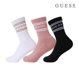 [아트박스 POOM]아트박스/게스 패션잡화 게스 여성 글씨로고 파일중목 3족 (RMZA3003)