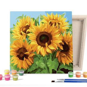 [아트박스 POOM]아트박스/아이러브페인팅 DIY캔버스형 그림그리기 25x25cm 5개의태양