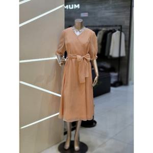 [미니멈] 브이넥  쉬폰플레어원피스Mybgwo3080