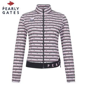 [파리게이츠] [냉감]여성 컵케익 패치 로고 패턴 집업 탑