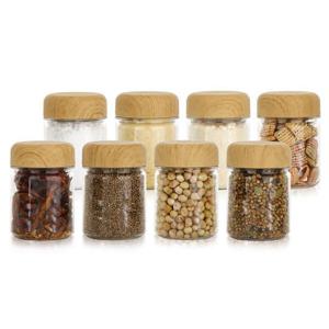 [아트박스 POOM]아트박스/비프로젝트 바른락 트라이탄 양념통 180ml(소) 8P (우드 체리)