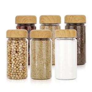 [아트박스 POOM]아트박스/비프로젝트 바른락 PET 양념통 350ml(중) 6P (우드 체리)