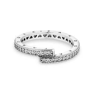 판도라 반지 199491C01 스파클링 오버랩 여성반지