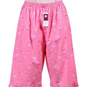 바지 백곰 여자 고급 순면 8부 파자마 홈웨어 집에서입는