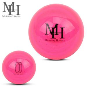 (무쯔미혼마코리아정품) MH-02 Number 3피스 파크골프공 핑크