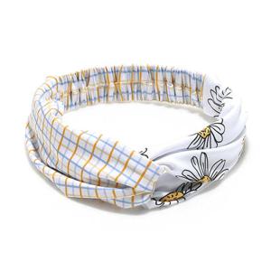 MCN 러스틱 데이지 랩 헤어밴드 쿨링 땀흡수 머리띠