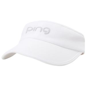 [핑골프][양말증정]여성 테잎 장식 썬바이저 121D3CP051_WH
