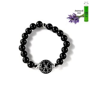 십자가 여성향기 원석팔찌