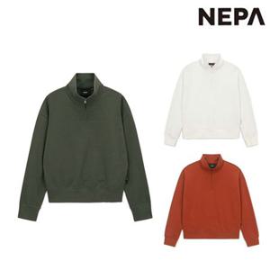 [네파]7K65460 여성 가을 간절기 겨울 등산 캠핑 에센셜 맨투맨 하프 집업 긴팔 티셔츠